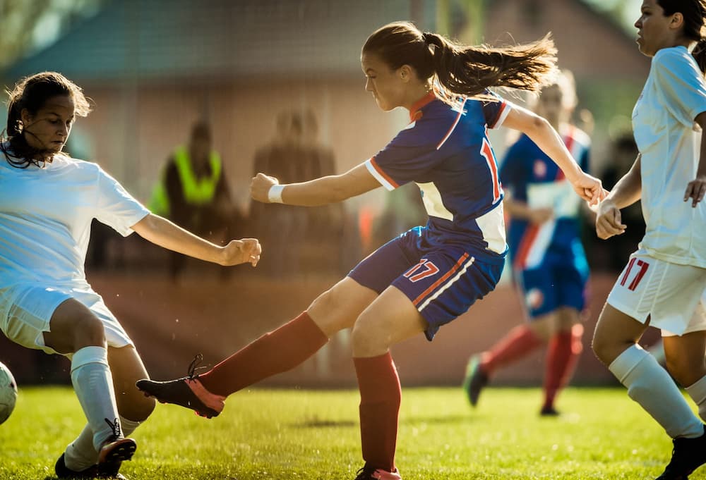 女子サッカーのイメージ