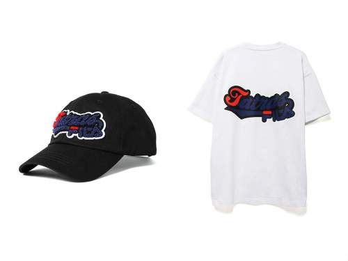 キャップとTシャツ
