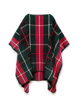 Window Pane Poncho　182,600円（税込）／colville（コルヴィル）