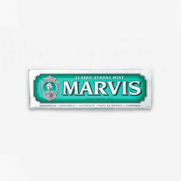 MARVIS クラシック ストロング・ミント 75ml 箱表