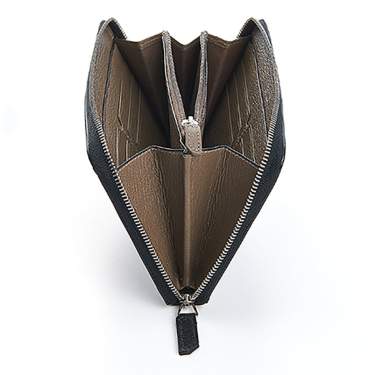 ドレスラウンドジップウォレット　55,000円（税込） ／L’arcobaleno（ラルコバレーノ）※内側カード段全てを同色で変更するパターン