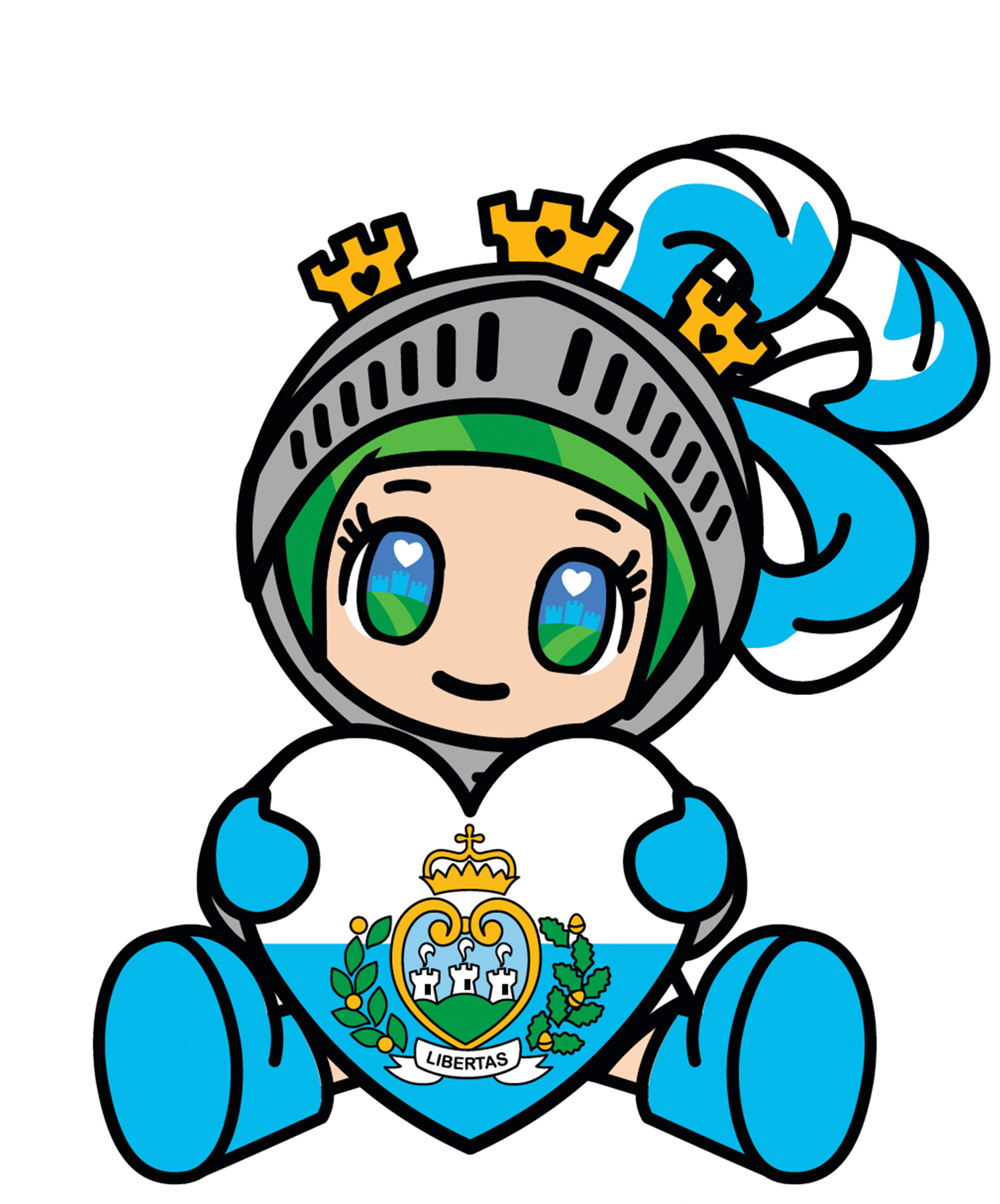超激レア！！★万博★Expo2025★サンマリノ　公式マスコット　リベルタス 大阪・関西万博サンマリノパビリオンの公式キャラクター