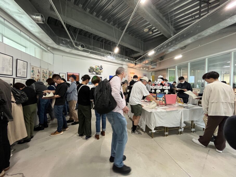 大塚康生展の会場の様子