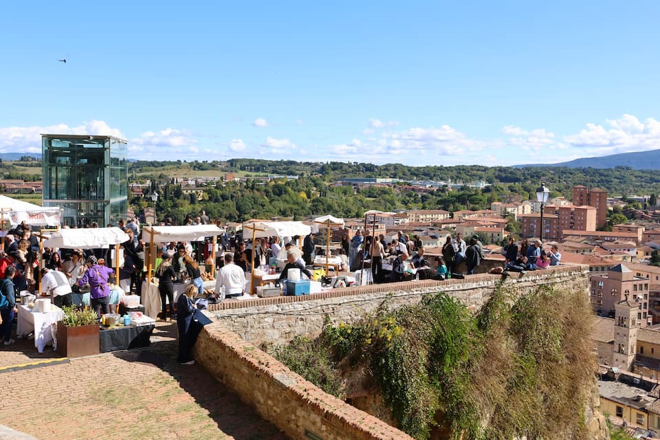 祭りの名前は「バーダ・ケ・ゴータ BADA CHE GOTA (ゴータに注目)」。丘の上の旧市街が会場です