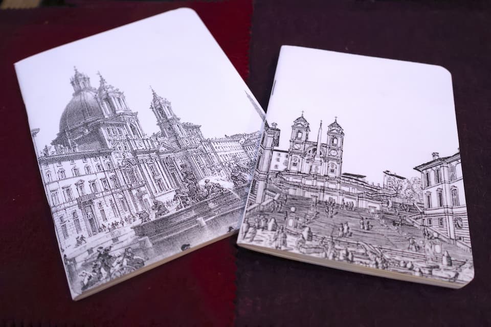 こちらもオリジナル。表紙はスペイン広場とナヴォナ広場です