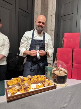 トマトのパネットーネとフランチェスコ・フェレッティ氏