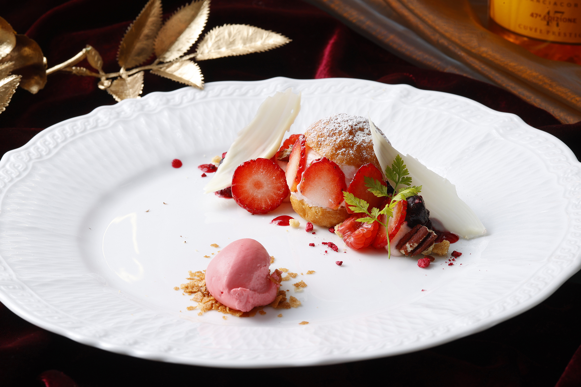 いちごのマリトッツォ