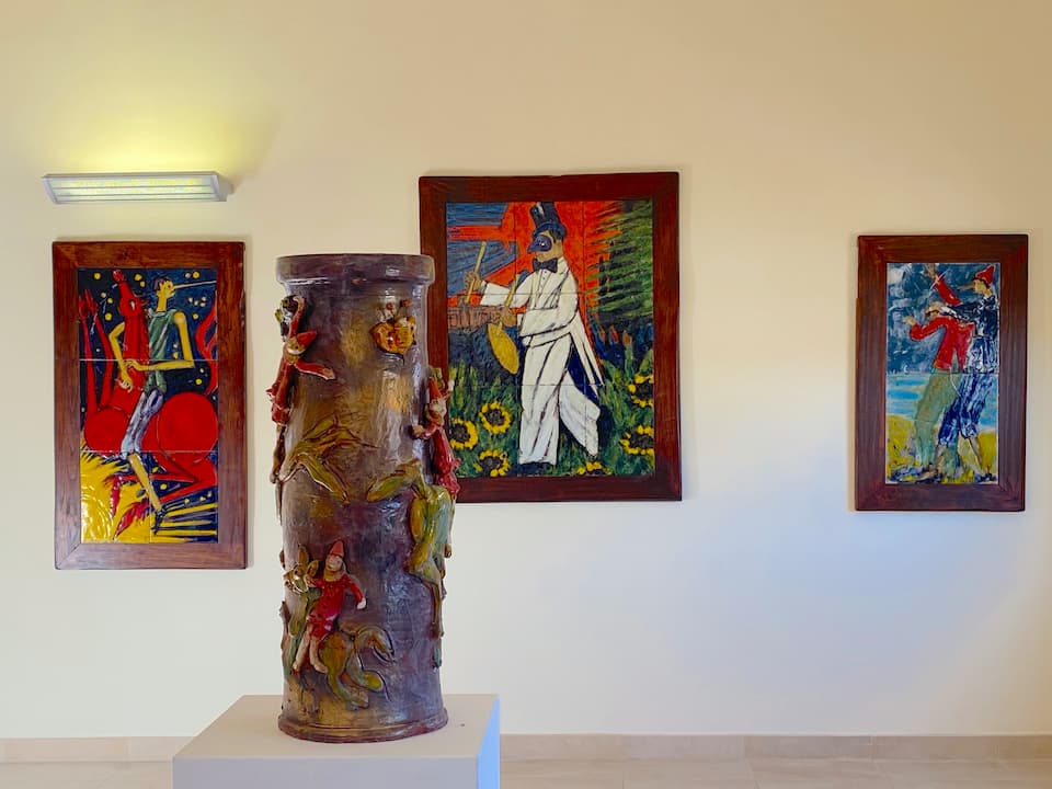 陶器祭りの展示