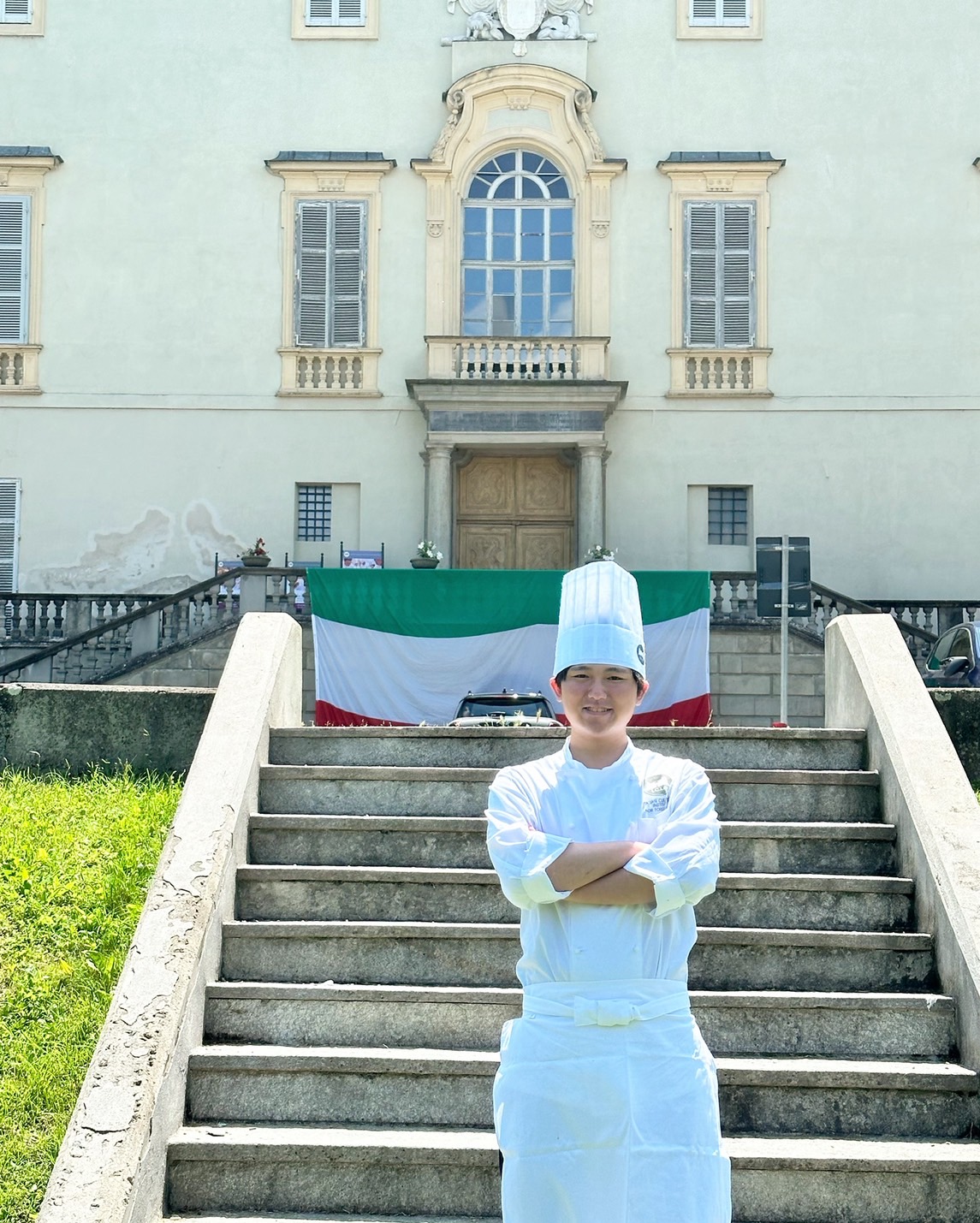 イタリア修行時代の菊池シェフ