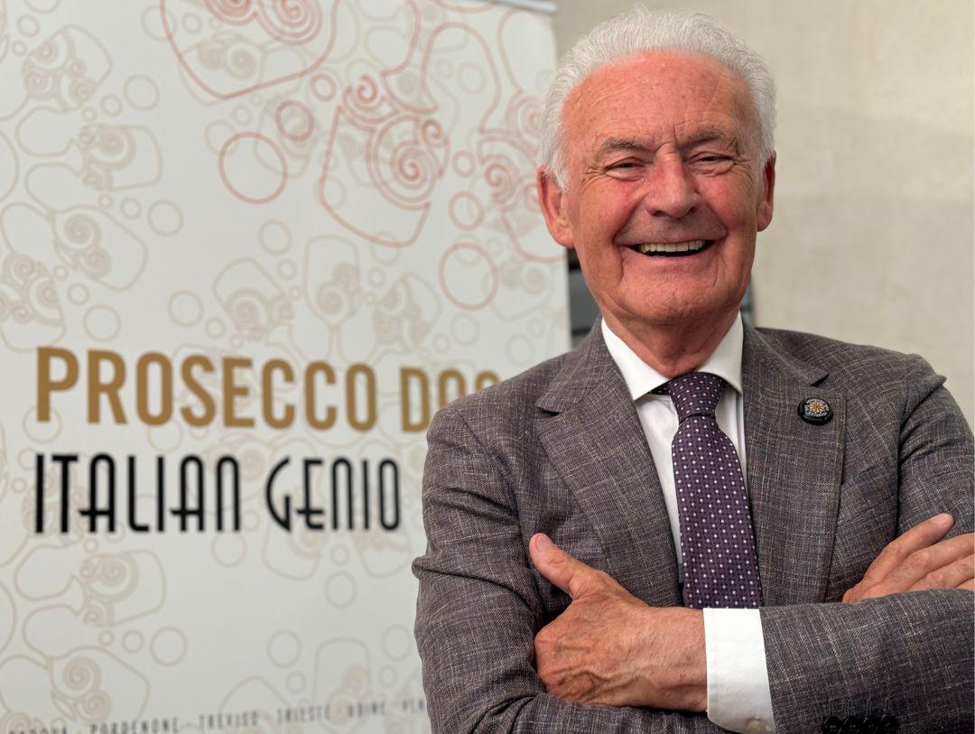 プロセッコDOC協会のジャンカルロ・グイドリン会長 