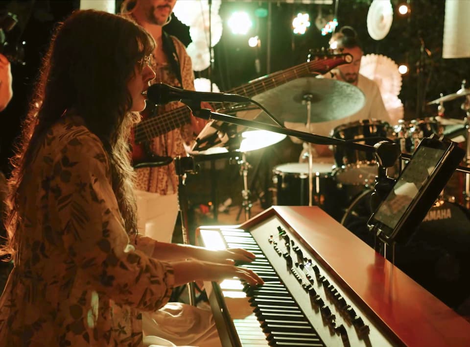 KODAMAのヴォーカル＆キーボード、キアラ・フェラリス