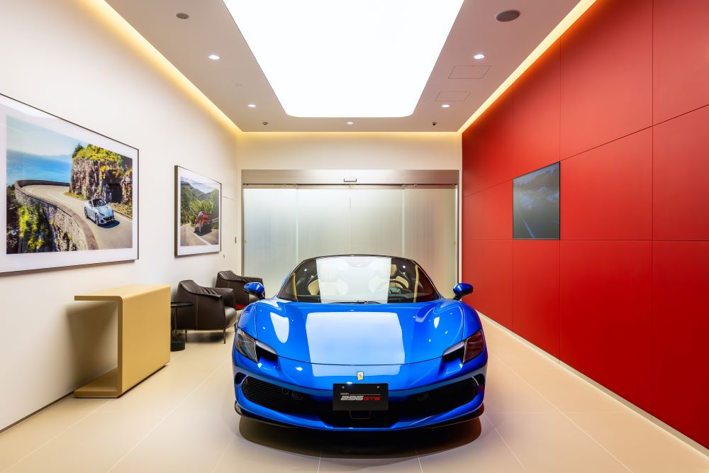 デリバリーセレモニーの専用スペース