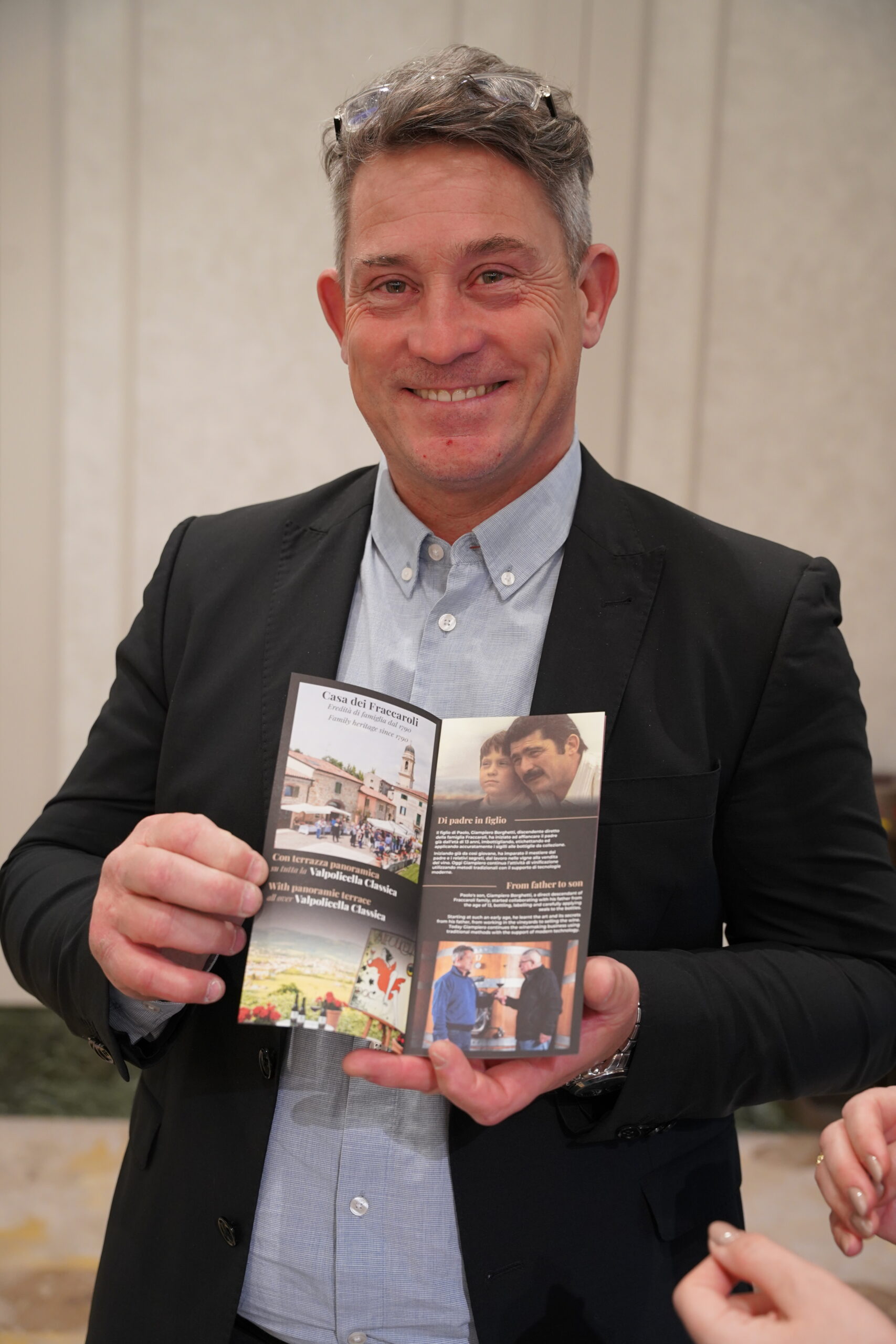 BORGHETTI GIAMPIERO当主のジャンピエロ・ボルゲッティさん