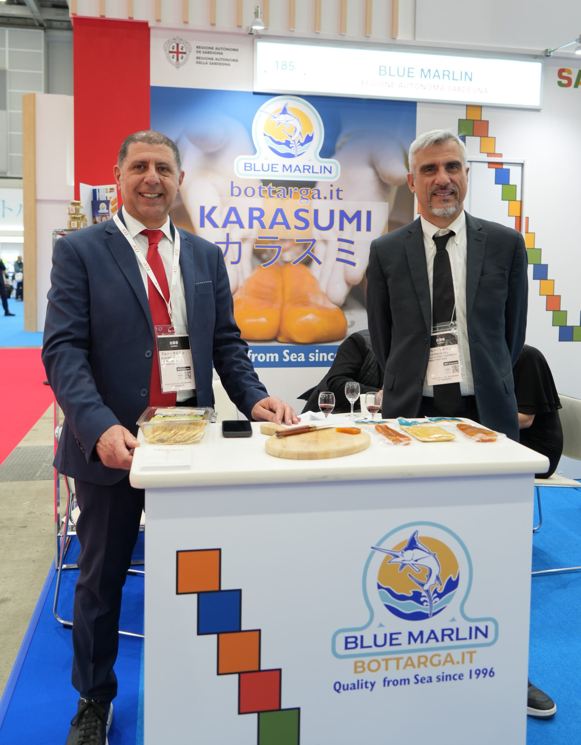 GIULIO BULLONI代表のルカ産とセールスマネージャーのパオロさん