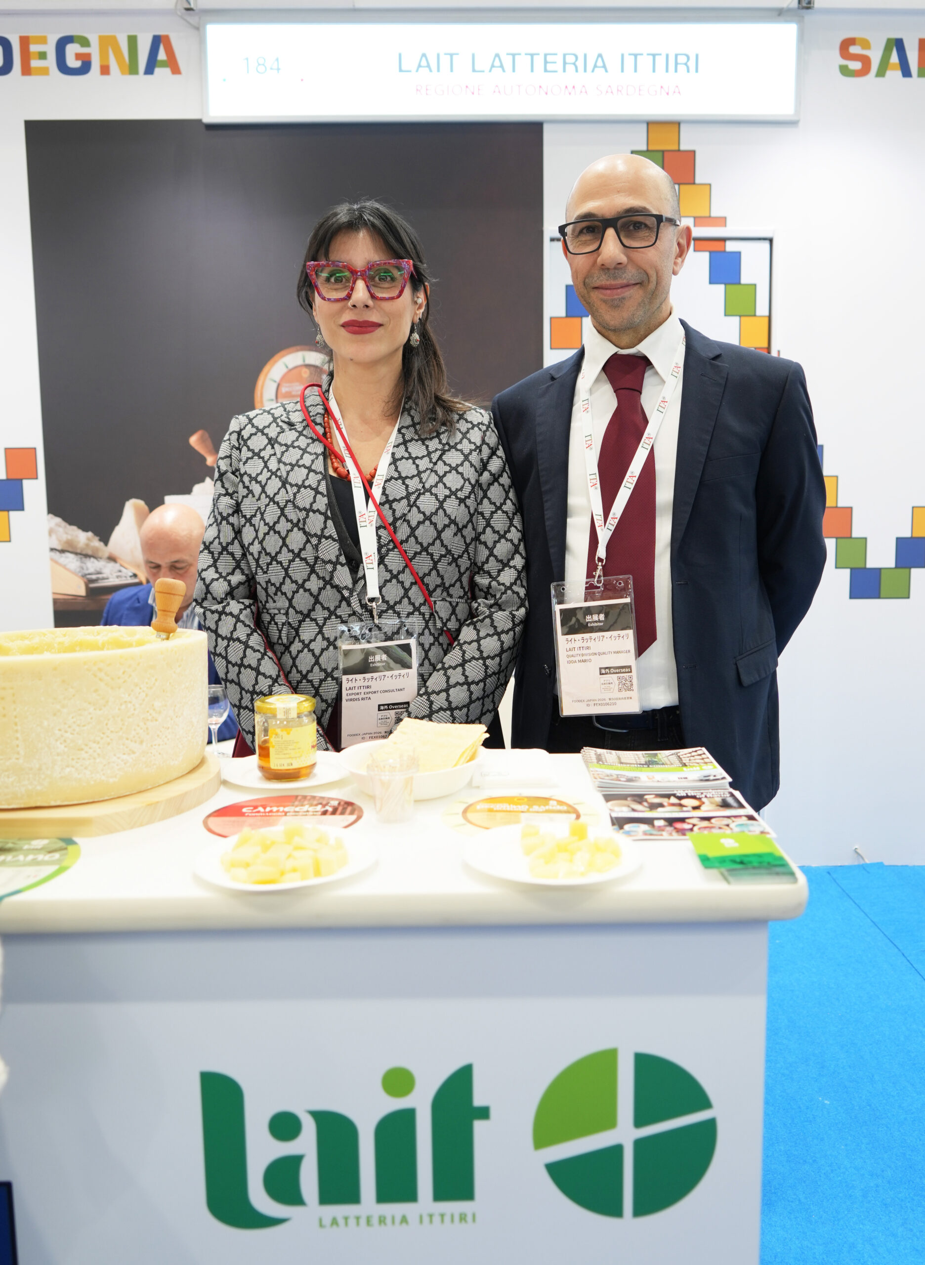 Lait Latteria Ittiriのリタさんとマリオさん