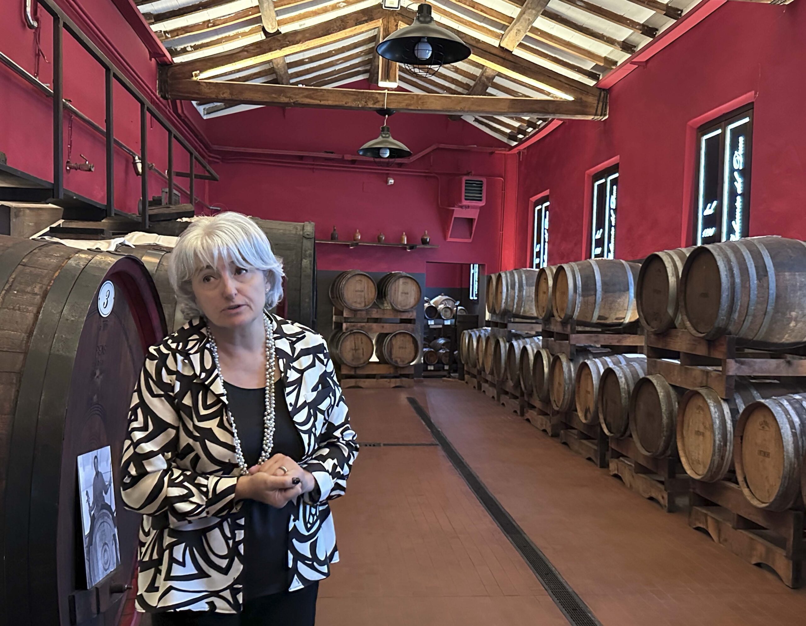 Aceto Balsamico del Ducaのオーナー、マリアンジェラ・グロソリさん