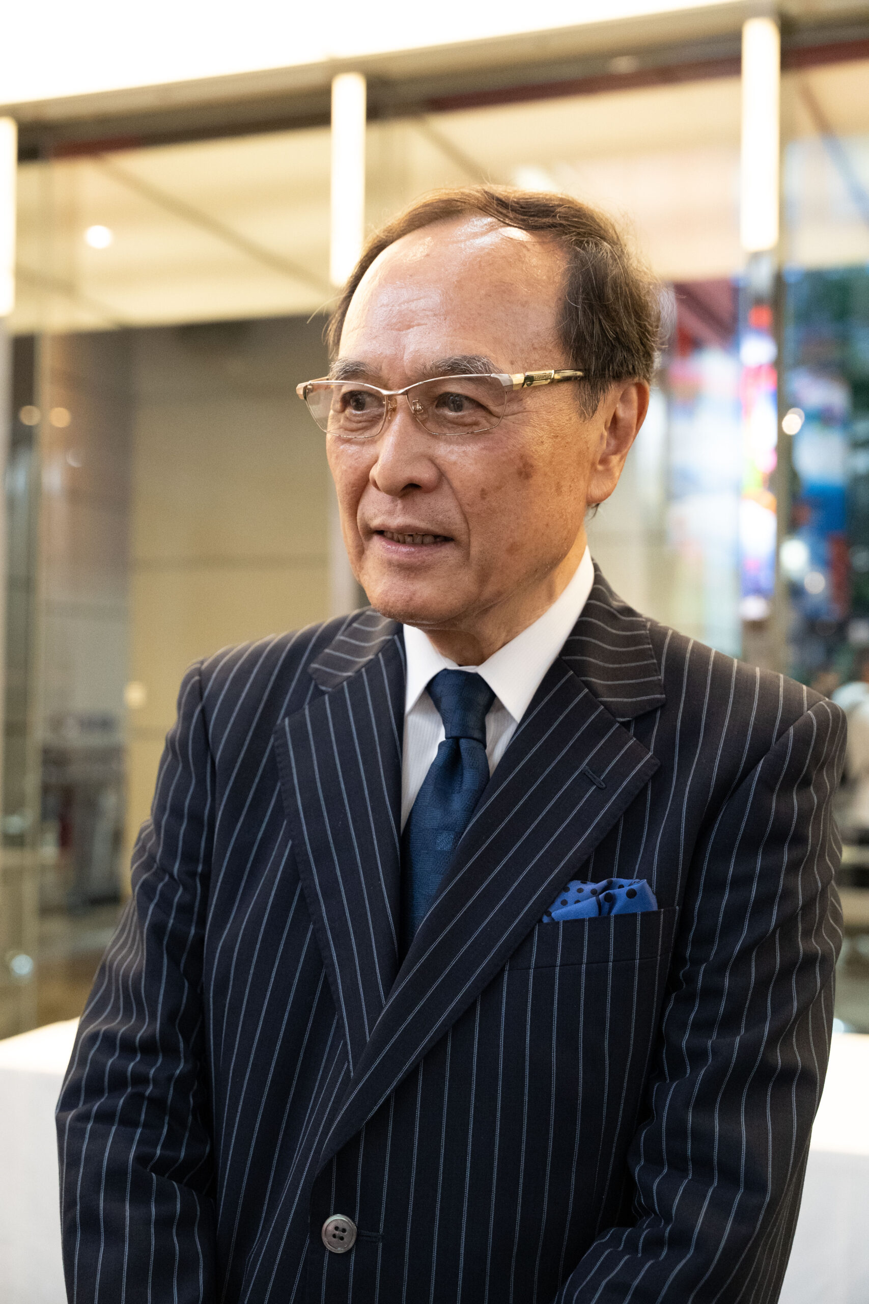 「山中湖文学の森・三島由紀夫文学館」館長の佐藤英明氏