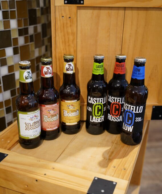 イタリアンビール、ドロミティとカステッロ