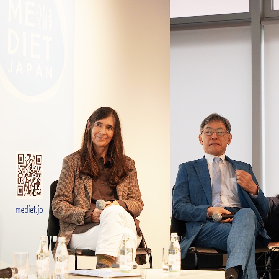 「MeDiet Japan 2026」に登壇したマリア・A・ブラスコ博士と白澤卓二医学博士