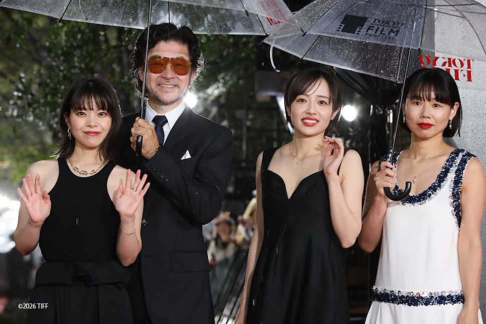 『すべて真夜中の恋人たち』の岸井ゆきの、浅野忠信、森田望智、岨手由貴子監督。